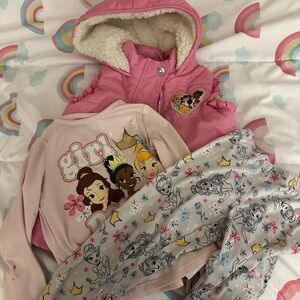 Disney Pink Hooded Vest for Kids
